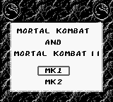 MK1&MK2 Select Screen