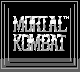 MK1 Title Gameboy Screen