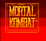 MK1 GameGear Title Screen